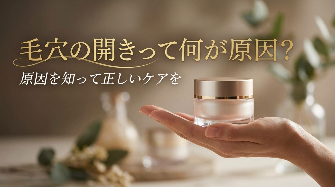 毛穴の開きって何が原因？