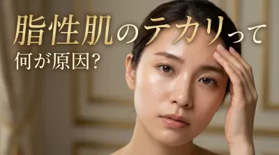 脂性肌のテカリって何が原因？