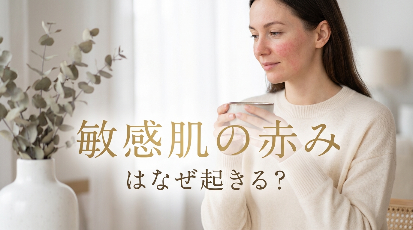 敏感肌の赤みはなぜ起きる?