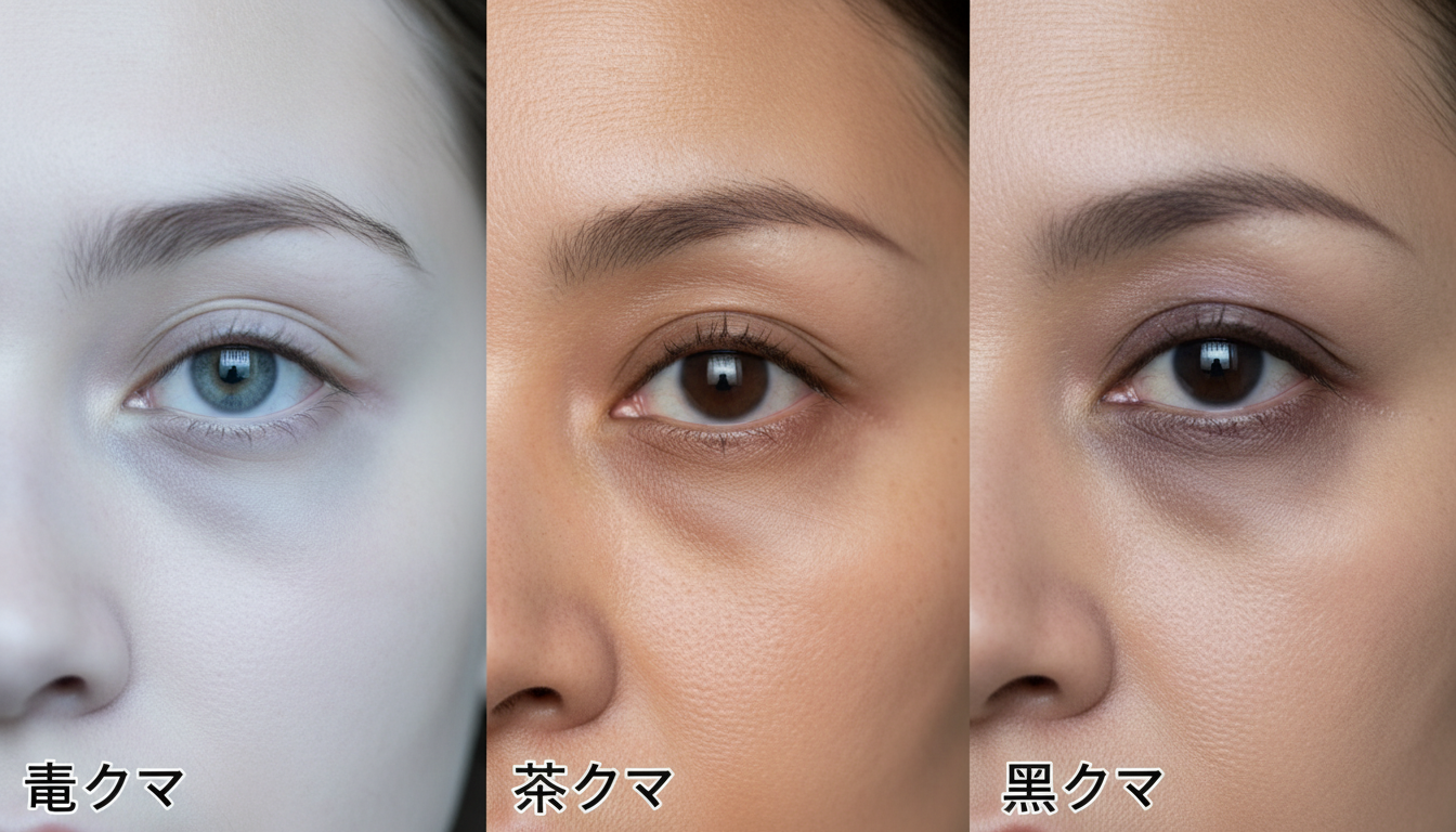 それぞれのクマができやすい人の特徴